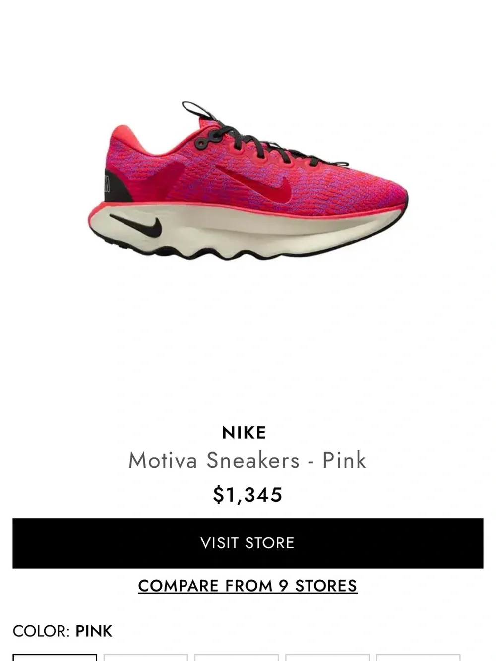 Nike Motiva Sneakers - W Size 8